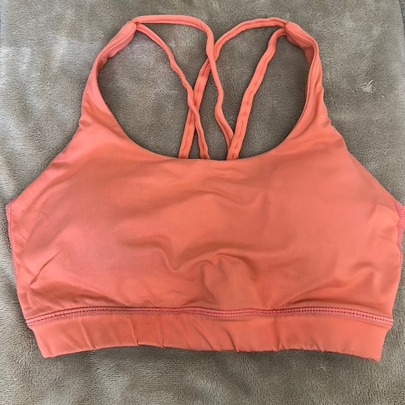 Peach sports bra padded - Picture 1 of 2